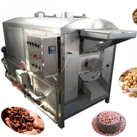 Machine à torréfier les noix, équipement automatique de torréfaction des arachides, torréfacteur rotatif à gaz ou électrique, graines de tournesol, noix de cajou, châtaignes, fèves de cacao