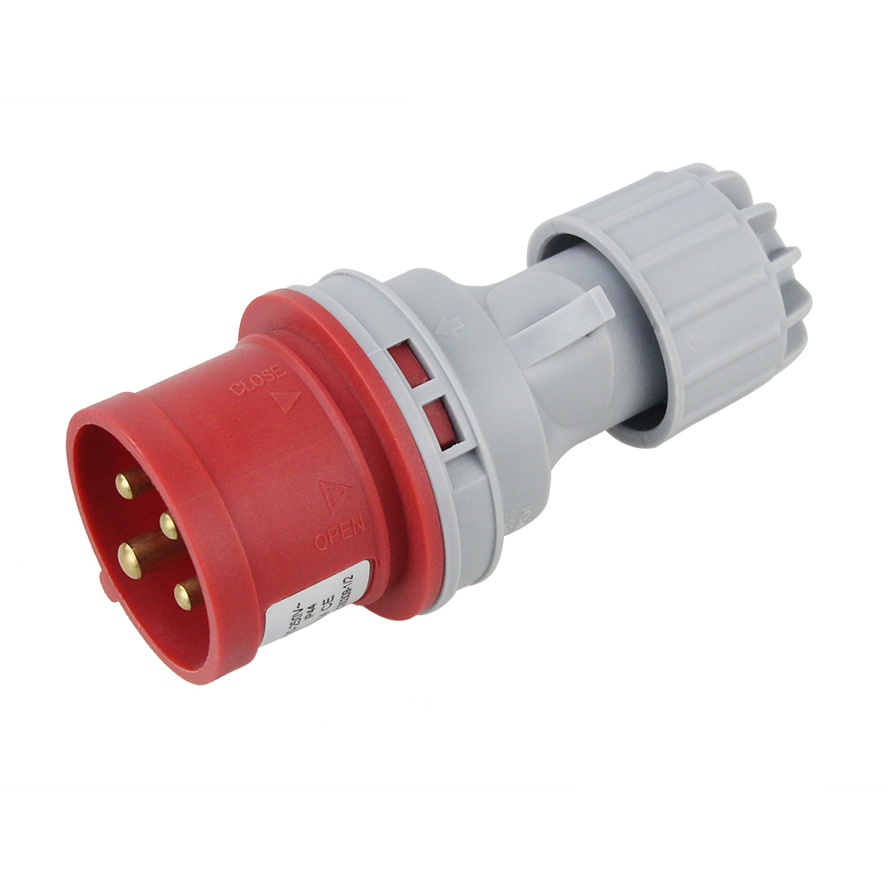 16A 3P E 4 pin 380-415VAC IP44 014 трехфазный четырехпроводной авиационный штекер, четырехполюсный штекер питания, промышленный водонепроницаемый штекер
