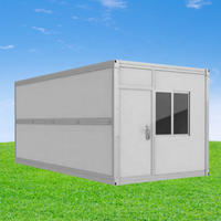 Chambre modulaire préfabriquée avec buanderie et salle de douche