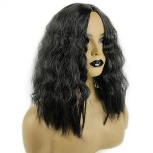 Coolhair <strong>Wig</strong> High Quality Small 100% Density Fashionable Loose Deep Wave Curly Synthetic Fiber Headband <strong>Afro</strong> Black Women - Product Image 6