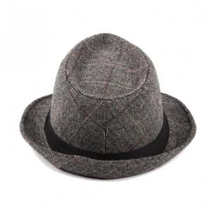 Chapeaux Fedora Classiques à Carreaux Britanniques pour Hommes d'Âge Moyen et Aînés – Nouvelle Collection Automne Hiver 2025 – Vente en Gros - Product Image 2
