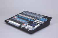 Console de lumière de scène 1024 dmx, contrôleur d'éclairage à tête mobile avec étui de transport