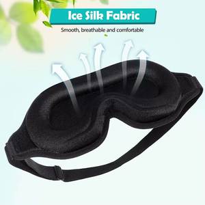 3D <b>Sleep</b> Blindfod Cover Memory Foam Eye <b>Mask</b> for Eyelash Extensions - Product Image 4