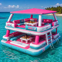 Plateforme flottante gonflable de qualité marine pour l'eau de mer, loisirs familiaux en plein air, usage quotidien