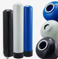 Réservoir de filtration haute performance en fibre de verre FRP pour échange d'ions, avec pompe et adoucisseur d'eau dure