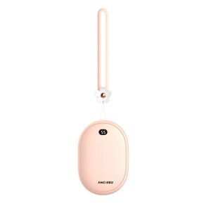 เครื่องอุ่นมืออิเล็กทรอนิกส์แบบชาร์จไฟได้ขนาดใหญ่10000mAh พร้อมดีไซน์น่ารักสำหรับใช้ในครัวเรือนกลางแจ้งโรงรถ RV ใช้แหล่งจ่ายไฟ USB - Product Image 1