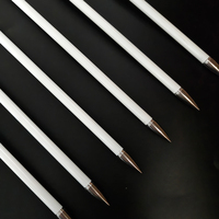 Flèches en carbone ID 6,2 mm, Spine 300-800, ailettes en caoutchouc de 2,5 pouces + pointe en acier inoxydable pour tir à l'arc recurve/compound, chasse et tir sportif
