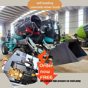 China 500L Camión de hormigón móvil 2.6m3 Mini mezclador de hormigón de carga automática con bomba - Product Image 6