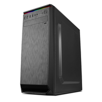 JNP casing PC menara sedang komputer Gamer obral besar sistem pendingin air plastik dengan grosir kipas pendingin catu daya