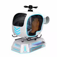 Simulador de Vuelo de Helicóptero de Realidad Virtual 9D para Interiores, para Hogar, Guardería, Aeropuerto, Centro Comercial, Parque de Aventuras y Parque Deportivo Público