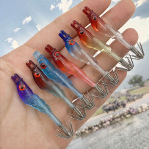 Señuelo <span class=keywords><strong>de</strong></span> <span class=keywords><strong>Pesca</strong></span> Yousya, Tubo <span class=keywords><strong>de</strong></span> Camarón Impreso con Luz Ultravioleta, ABS, 10g, 5cm, con Anzuelos para <span class=keywords><strong>Pesca</strong></span> en Agua Salada, Diseño <span class=keywords><strong>Artesanal</strong></span> Japonés - Product Image 3