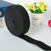 Accessoires de sous-vêtements à ceinture élastique au crochet noir et blanc à haute élasticité