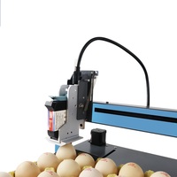 Máquina de Marcado por Inyección de Tinta de Alta Velocidad para Huevos, Dispositivo de Codificación Portátil para Huevos de Pato y Gallina, Estampado de Fecha y Logotipo en Cuero, Tarjetas y Materiales Flexibles, Nuevo