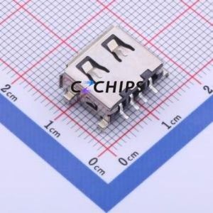 905-751A2022S10201 <b>USB</b> <b>Connector</b> SMD <b>Connector</b> ( <b>Connector</b> Type: Type-A )( Protocol Standard: <b>USB</b> 2.0 )( Gender: Female ) - Product Image 2