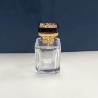 Flacons de parfum en verre transparent de luxe de 30 ml/50 ml, flacons vaporisateurs, flacons de parfum carrés transparents vides, emballage en verre