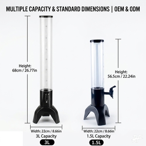 Distributeur de boissons en forme de <span class=keywords><strong>girafe</strong></span>, tour à bière, distributeur de jus de table, robinet à bière, station de boissons pour fête, distributeur de liquides - Product Image 2