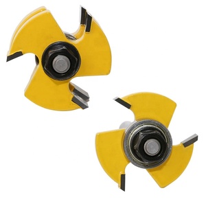 <span class=keywords><strong>Fraise</strong></span> à rainurer en T pour le travail du bois, 8 mm, tige de 1/4 po, jeu de fraises à rainurer et à rainurer et à rainurer (tongue and groove) - Product Image 4