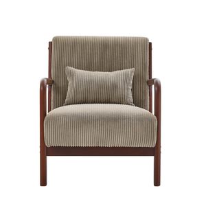 เก้าอี้พักผ่อนไม้ทรงสวยงามสำหรับการนั่งพักผ่อนกลางแจ้ง - Product Image 3