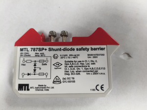 Barrière de sécurité à diode shunt MTL 787SP, 28V, d'origine indienne, avec étiquette de test, fonctionnement normal - Product Image 1