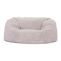 Pouf en tissu velours côtelé le plus vendu, doux et confortable pour salon, idéal pour l'hiver, décoration chaude, mobilier italien, design asiatique non rembourré