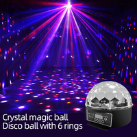 Grande Ourse Disco Ball Light 6*3W 6 Couleurs Led Stage Lights Dj Equipment Avec Son Activé Magique Rotatif Stage Light L001