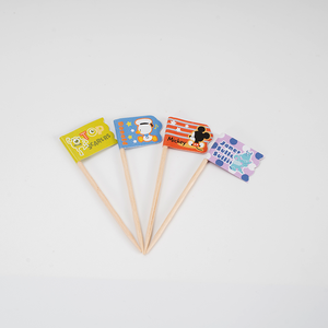 ธง<span class=keywords><strong>ไม้</strong></span>เสียบอาหารแบบใช้แล้วทิ้ง พิมพ์ลายตามสั่ง เป็นมิตรกับสิ่งแวดล้อม สำหรับตกแต่งร้านอาหาร และไม้จิ้ม<span class=keywords><strong>ผล</strong></span><span class=keywords><strong>ไม้</strong></span>ค็อกเทล - Product Image 4