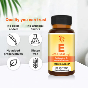 Gélules de vitamine E à marque privée OEM pour le soutien immunitaire, complément de vitamine E, produit de santé en gélules - Product Image 5