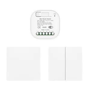 QX-302 intelligenter Schalter mit eigener Strom versorgung Alexa Google Home Assistant Sprach steuerung Smart Tuya WiFi Light Switch