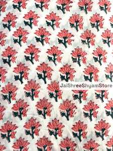 Hand Block Printed Cotton Quilted <b>Jacket</b> Traditional Handmade Outerwear Comfortable Lightweight Layering For All Seasons - Product Image 4