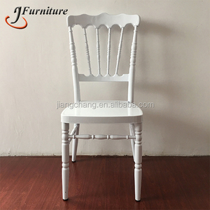 นโปเลียนเหล็กสีขาวเก้าอี้โรงแรมสำหรับงานแต่งงาน - Product Image 1
