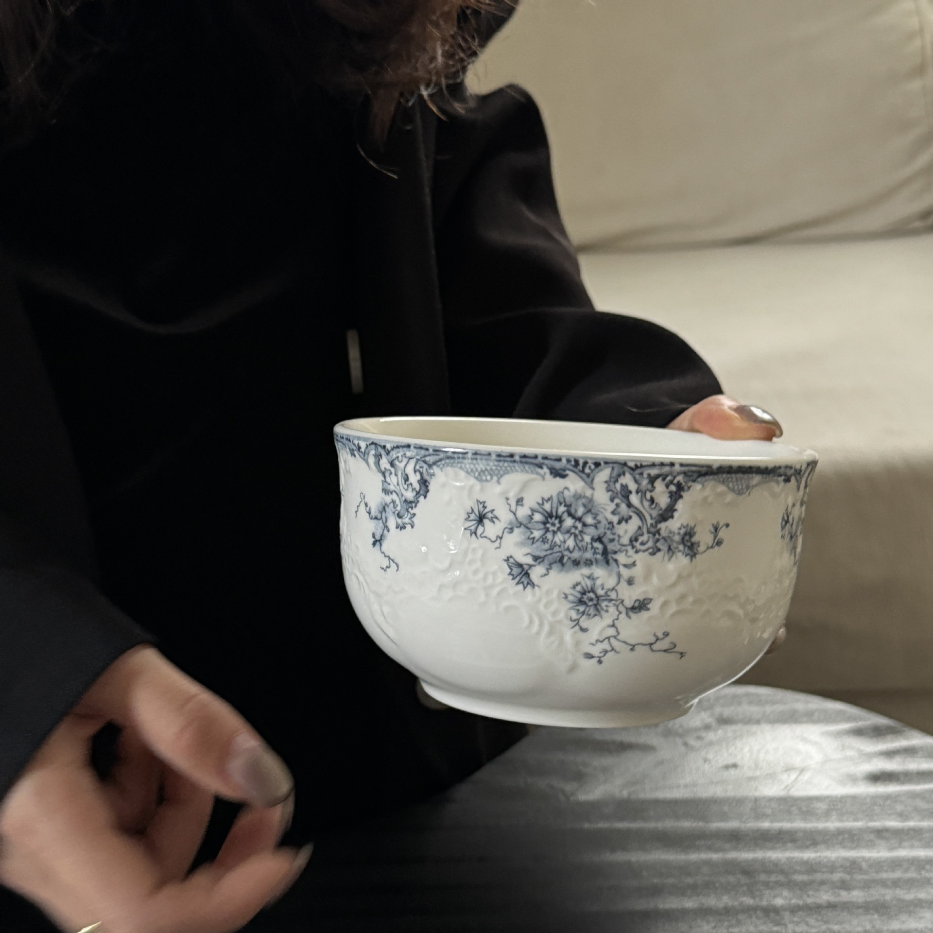 ชามป่าหมอกสีเขียว