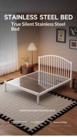 Support de sommier robuste et silencieux, style minimaliste moderne, adapté pour chambre à coucher, appartement, hôtel.
