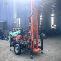 Foreuse rotative portable pour puits d'eau de petite taille, modèle BDM-130, boîte de vitesses hydraulique et moteur 220V
