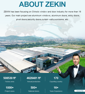 Dự án kỹ thuật tùy biến cửa sổ nhôm as2047 nfrc chứng nhận kính cường lực với cửa sổ lưới chống muỗi - Product Image 5