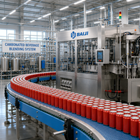 Ligne de production automatique de remplissage et de sertissage de canettes en aluminium de 330 ml pour boissons gazeuses sportives et énergétiques