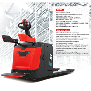 Heli Cbd20 Urd 2000kg <b>Stand</b> On Electric Pallet Truck Ac Drive Qideng <b>Controller</b> Warehouse Pallet Jack - Product Image 2