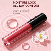 Gloss à lèvres brillant effet miroir OEM 6 couleurs, hydratant, non collant, longue tenue, gloss liquide, logo personnalisé