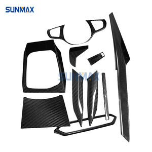 Sunmax-Kit de panneau de <span class=keywords><strong>console</strong></span> <span class=keywords><strong>centrale</strong></span> en fibre de carbone pour <span class=keywords><strong>BMW</strong></span> Série 3 G20 100% + RHD, 2019 - Product Image 2