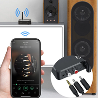 Convertisseur audio numérique-analogique DAC, adaptateur numérique SPDIF optique Toslink vers prise 3,5 mm 3,5 AUX RCA L/R, récepteur Bluetooth 5.1