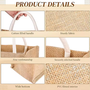 <span class=keywords><strong>Sac</strong></span> d'épicerie à logo imprimé <span class=keywords><strong>personnalisé</strong></span> réutilisable et Offre Spéciale bon marché <span class=keywords><strong>sac</strong></span> <span class=keywords><strong>de</strong></span> plage écologique <span class=keywords><strong>sac</strong></span> fourre-tout en <span class=keywords><strong>jute</strong></span> avec commande - Product Image 6
