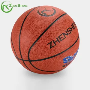 Zhensheng Hoogwaardige Custom Logo Duurzaam Officiële Maat Game Training Gelamineerd Basketbal