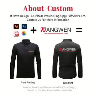 Custom Solid Color Anti-Wrinkle Embroidered Collar Spring Autumn Men's Cotton Pique Fabric Long Sleeve for Polo <b>Shirts</b> - Product Image 2