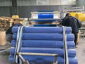 Toile de revêtement en <span class=keywords><strong>PVC</strong></span> pour aquaculture, bassin, stockage de foin et de céréales, abris pour bétail, bâches imperméables - Product Image 6