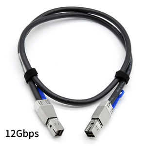 定制1 2 3米12gb外部高清迷你Sas Sff-8644至高清迷你Sas Sff-8644电缆外部服务器连接 - Product Image 3