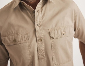 <span class=keywords><strong>Chemise</strong></span> pour hommes personnalisée de haute qualité grande taille élégante <span class=keywords><strong>chemise</strong></span> à manches courtes respirante à séchage rapide - Product Image 2