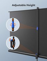 Écran de Projection sur Trépied VIY 60 "avec Support Réglable 16:9 Home Cinéma HD 4K Écrans de Projecteur Extérieur