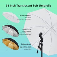 Ensemble de 200x300cm 1 Fond Vert pour Photographie et Vidéo, Lumières, Parapluie Réflecteur en Acier Inoxydable, Studio Photo Professionnel