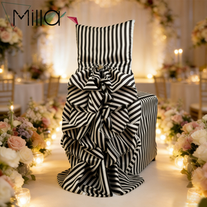 <strong>Chair</strong> <strong>Covers</strong> for Weddings with Ruffles Decorations for Events Party Supplies - Product Image 3