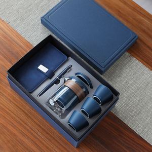 Juego de Té Personalizado con Logotipo, de Lujo, para Clientes VIP, Regalo Empresarial, Caja de Regalo, Tetera, Tazas de Té, Regalo Corporativo - Product Image 1