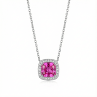 Collier ras de cou en argent avec pendentif en zircon cubique, bijoux d'astrologie tendance pour femmes